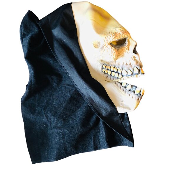 Halloween Latex Mask Zombie Skeleton Creepy Cosplay Adult Size Costume Dress Up - Picture 6 of 7